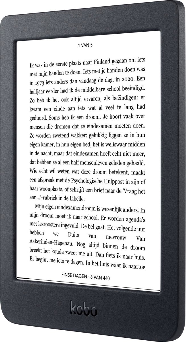 Wat vinden we goed aan de Kobo Nia e-reader 6 inch 8GB refurbished