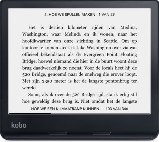 Kobo Sage E-Reader 8" 32GB Zwart