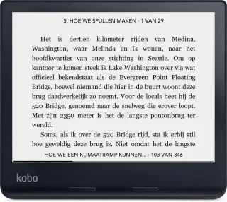 Kobo Sage E-Reader 8" 32GB Zwart
