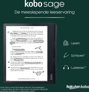 Kobo Sage E-Reader 8" 32GB Zwart