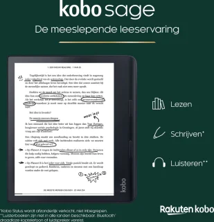 Kobo Sage E-Reader 8" 32GB Zwart