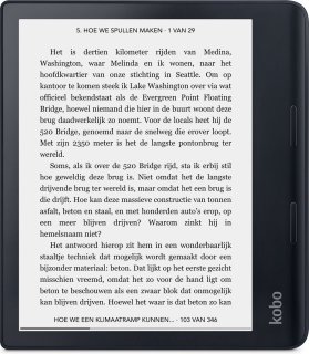 Kobo Sage E-Reader 8" 32GB Zwart