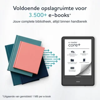 MyStories Core+ 6" E-reader Zwart 4GB