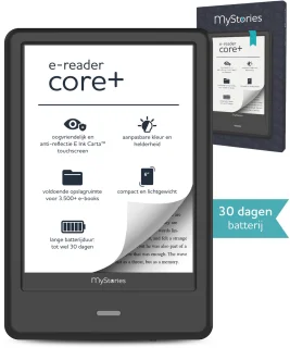 MyStories Core+ 6" E-reader Zwart 4GB