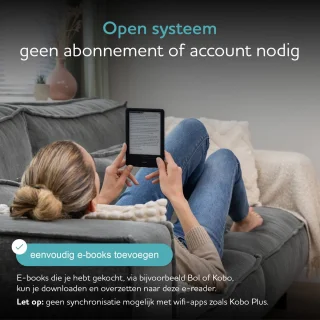 MyStories Core+ 6" E-reader Zwart 4GB