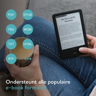 MyStories Core+ 6" E-reader Zwart 4GB