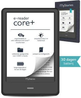 MyStories Core+ 6" E-reader Zwart 4GB
