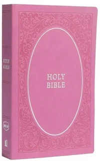New King James Version Holy Bible, Leathersoft Pink