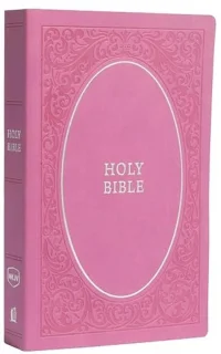 New King James Version Holy Bible, Leathersoft Pink