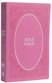 NKJV Holy Bible Leathersoft Pink