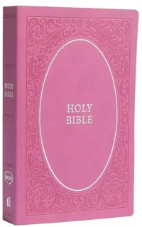 NKJV Holy Bible Leathersoft Pink