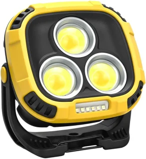 Compacte oplaadbare LED-werklamp met magneet en haak: handsfree licht voor elke klus