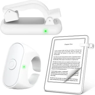 De Page Turner Afstandsbediening voor e-readers, wit in één oogopslag