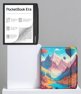 De PocketBook Era 16GB e-reader + Balloon Flip Cover in één oogopslag
