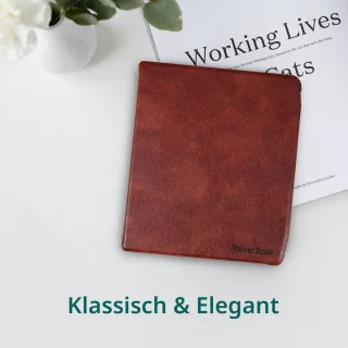 Wat vinden we goed aan de PocketBook Era Color + Bruin Shell Cover