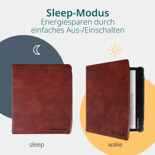 PocketBook Era e-reader + bruin hoesje