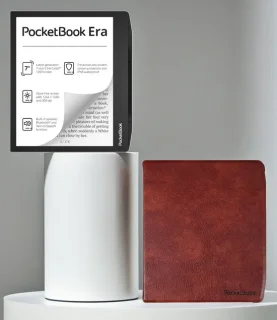 PocketBook Era e-reader + bruin hoesje