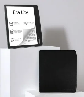 De PocketBook Era Lite Stone Green met zwarte Shell Cover in één oogopslag
