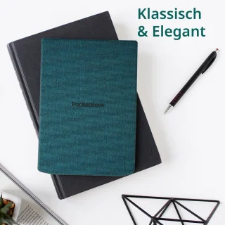Wat vinden we goed aan de PocketBook InkPad 4 e-reader + Flip Cover (Sea Green)