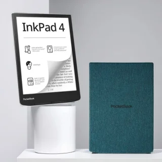 PocketBook InkPad 4 + Sea Green Flip Cover — groot scherm, slimme features