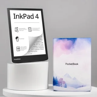 PocketBook InkPad 4 + Wintertime Flip Cover — ruime 7,8-inch e-reader met audio en waterbescherming