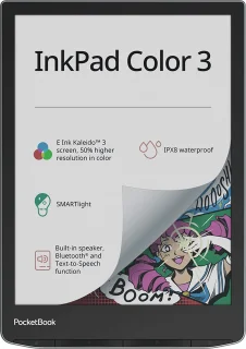 De PocketBook InkPad Color 3 e-reader in één oogopslag