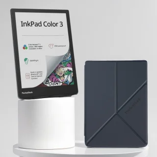 De PocketBook InkPad Color 3 e-reader + Origami Shell Cover - Bundel in één oogopslag