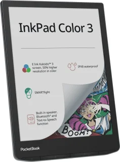 PocketBook InkPad Color 3 e-reader + Zwarte Flip Cover