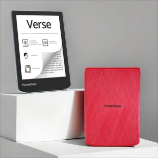 PocketBook Verse Blue met Rood Hoesje