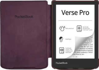 PocketBook Verse Bright Blue met hoesje zwart/wit geruit