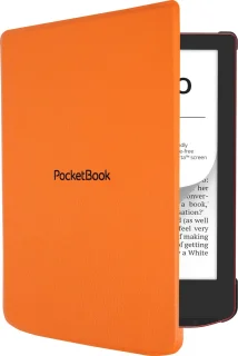 PocketBook Verse Bright Blue met oranje hoesje