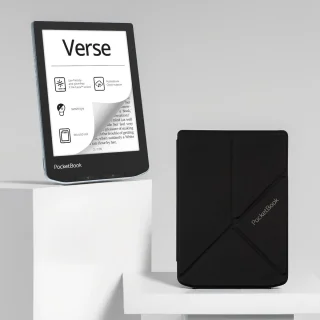 De PocketBook Verse E-reader Bright Blue + Origami Hoesje in één oogopslag