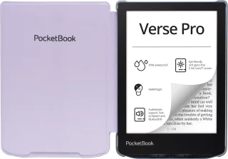 Wat vinden we goed aan de PocketBook Verse e-reader Mist Grey + transparant paars hoesje