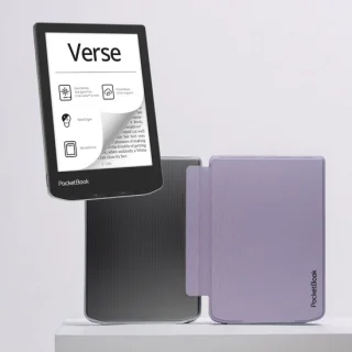 Compact lezen met slimme verlichting: PocketBook Verse + Shell Cover