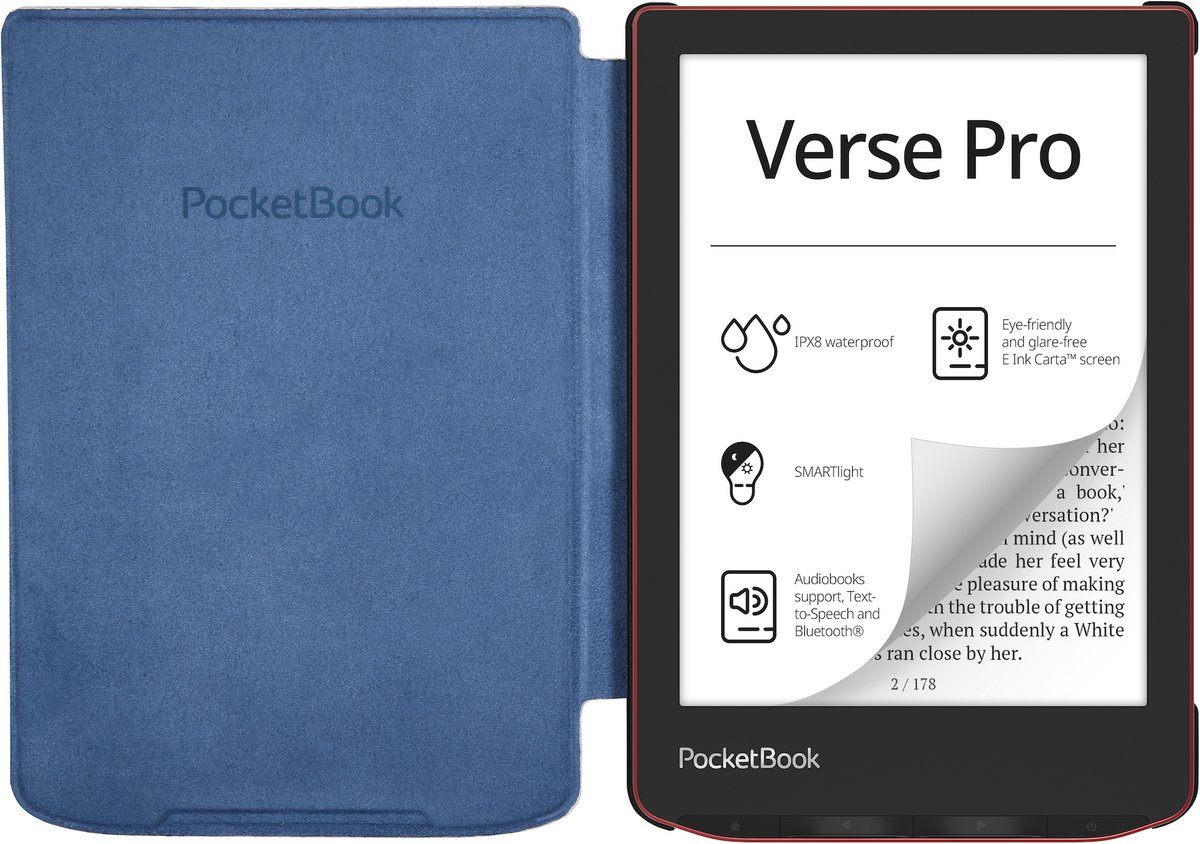 PocketBook Verse Lite + hoesje Bloemen edition
