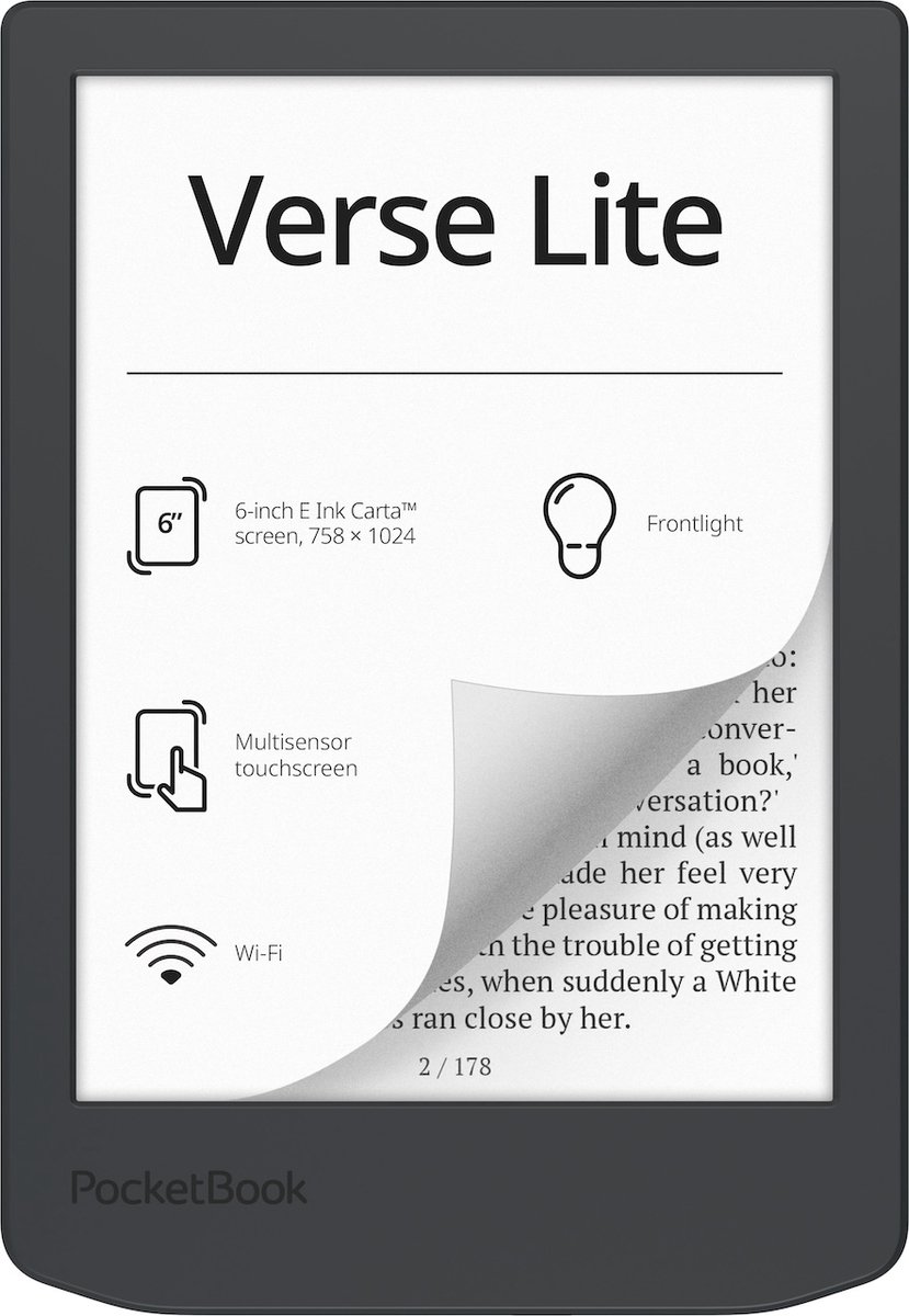 PocketBook Verse Lite + hoesje Bloemen edition