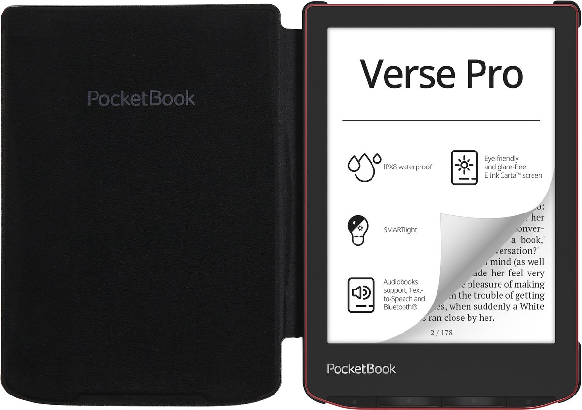 PocketBook Verse Lite met Zwart Hoesje