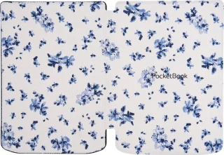 PocketBook Verse Mist Grey met Bloemen hoesje