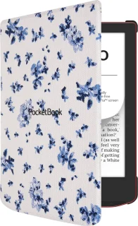 PocketBook Verse Mist Grey met Bloemen hoesje