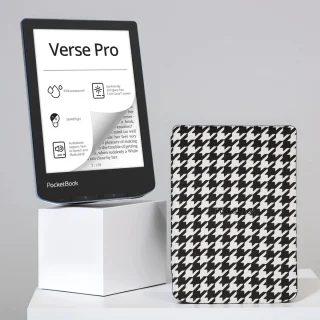De PocketBook Verse Pro Azure e-reader met hoesje in één oogopslag
