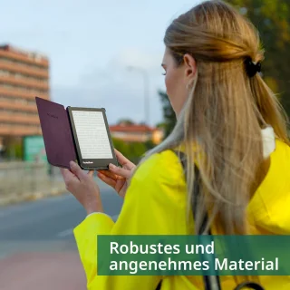 Wat vinden we goed aan de PocketBook Verse Pro Azure e-reader met hoesje