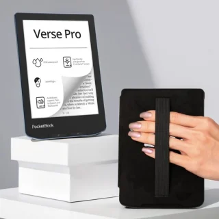 PocketBook Verse Pro Azure + Shell Cover — compacte krachtpatser met audio en waterbescherming