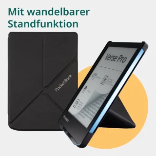 Wat vinden we goed aan de PocketBook Verse Pro e-reader + Origami zwart hoesje