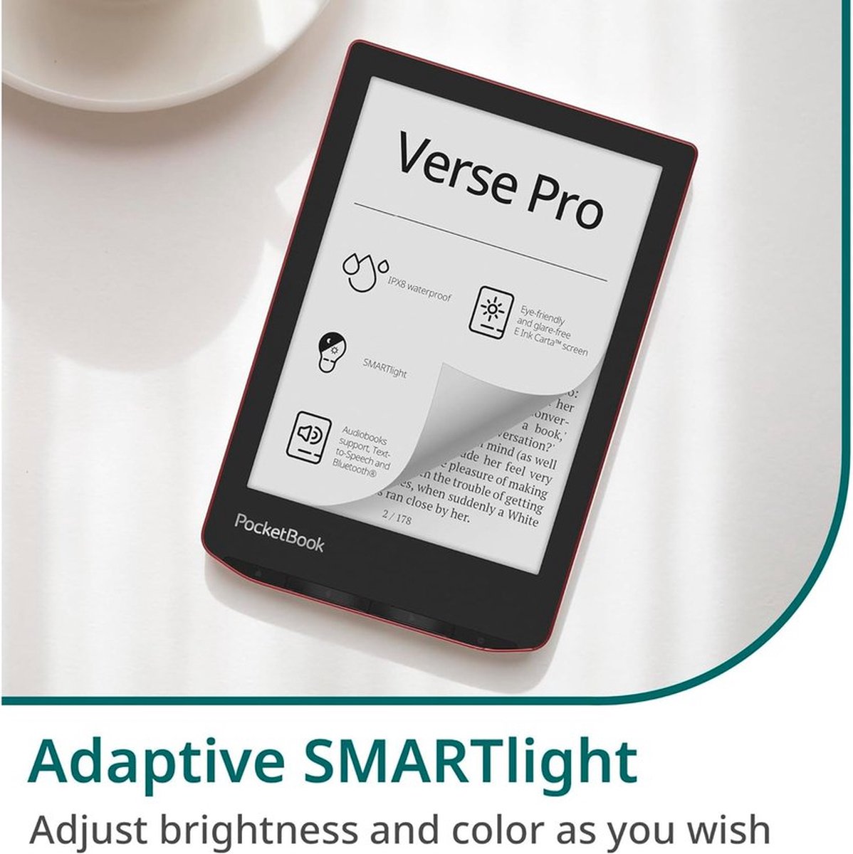 PocketBook Verse Pro eReader Passion Red