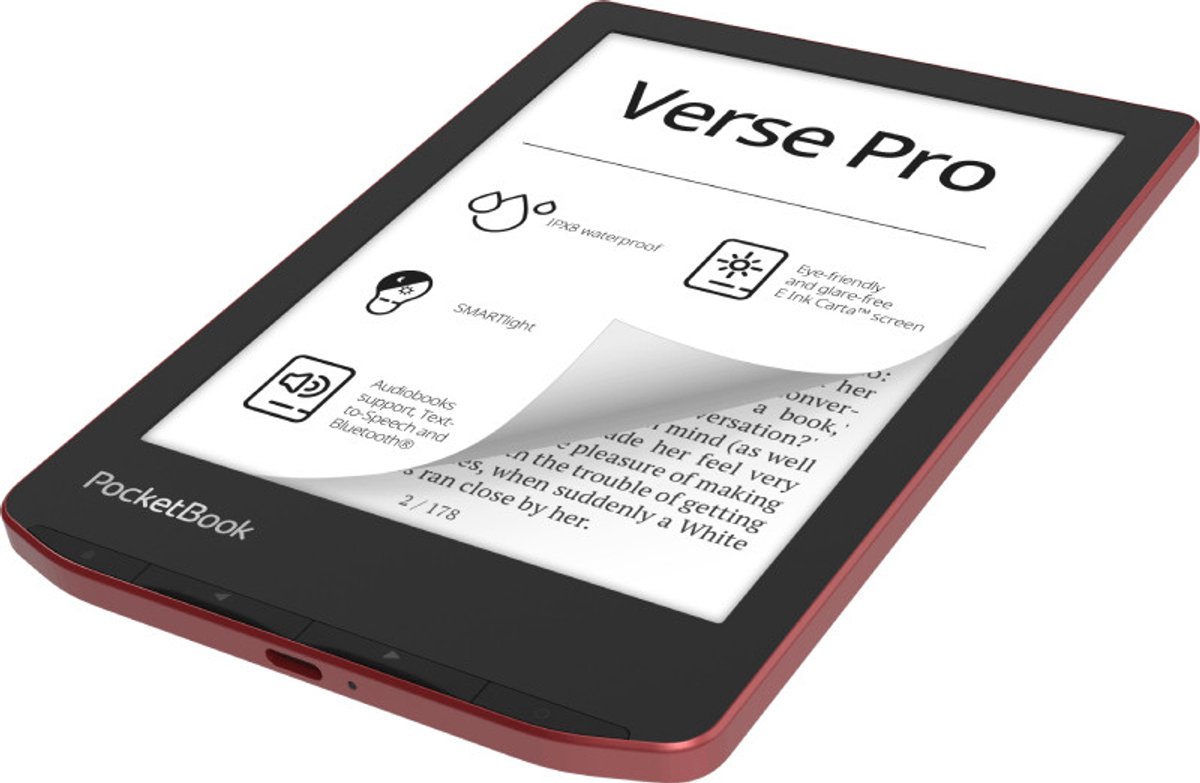 PocketBook Verse Pro eReader Passion Red