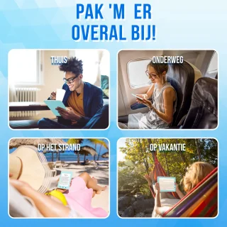 Silvergear eReader 6 inch Blauw 4GB