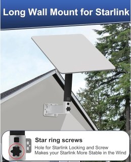 Starlink Zware Draaibare Montagekit met Paalbevestiging