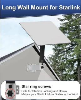 Starlink Zware Draaibare Montagekit met Paalbevestiging