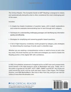 The Critical Reader — Sixth Edition (SAT Reading Study Guide)
