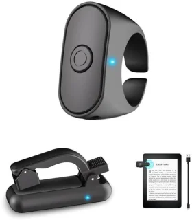 Handsfree bladeren en fotograferen: compacte pagina-omdraaier met plug-and-play gemak